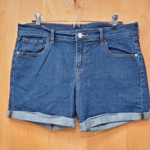 🟦 Old Navy Roll Cuff Jean Shorts - size 12